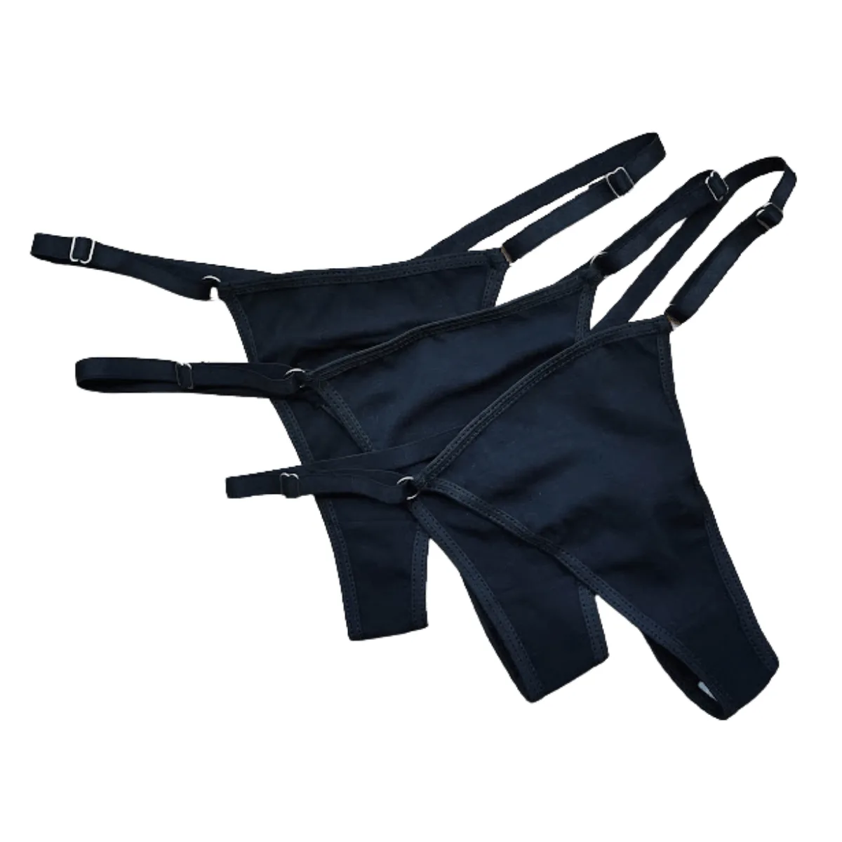 Tanga Colaless Regulable De Algodon: imagen 3