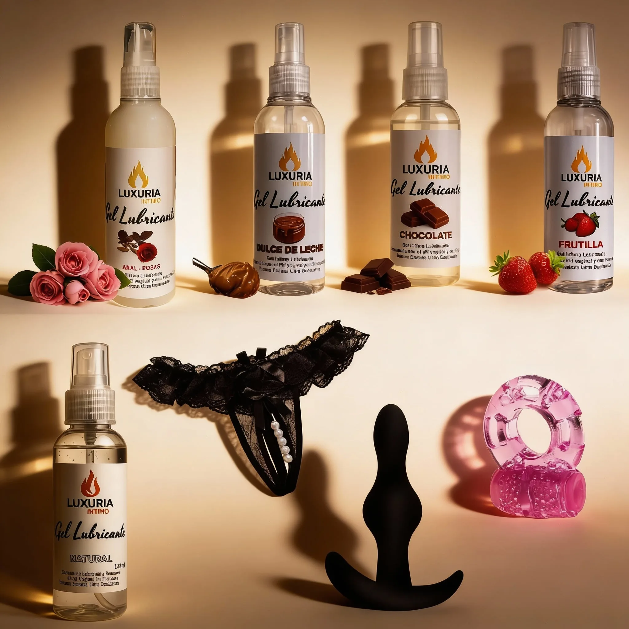 Combo Gel Lubricante Sexy Love (8 articulos): imagen 1