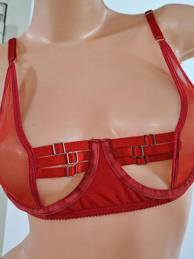 Conjunto Minifalda Arnes Portaligas (art 2041) Talle 85 al 120