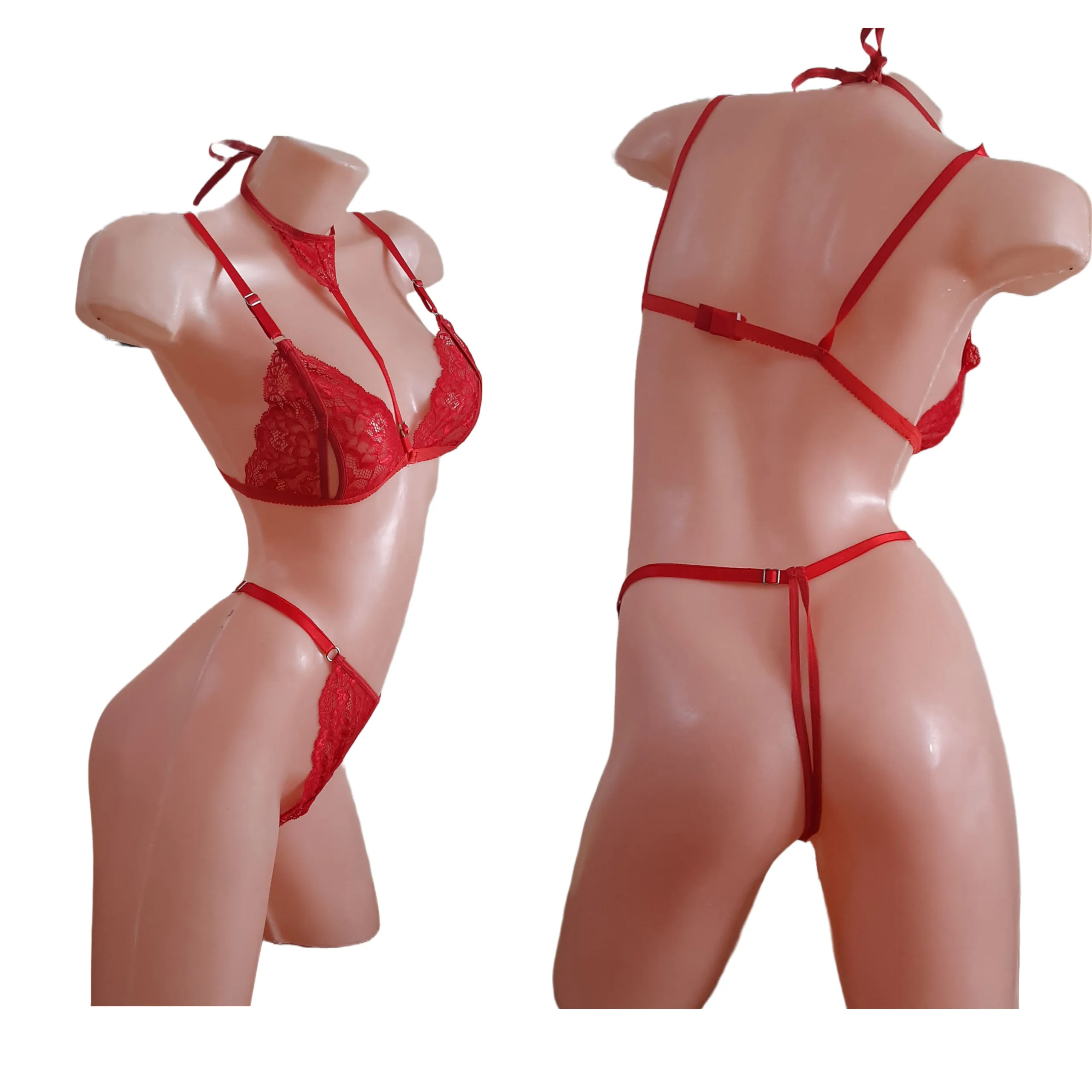 Conjunto Anabella Corpiño y Colaless Abierto - Rutero (art 2030) Talle 85 al 120: imagen 4