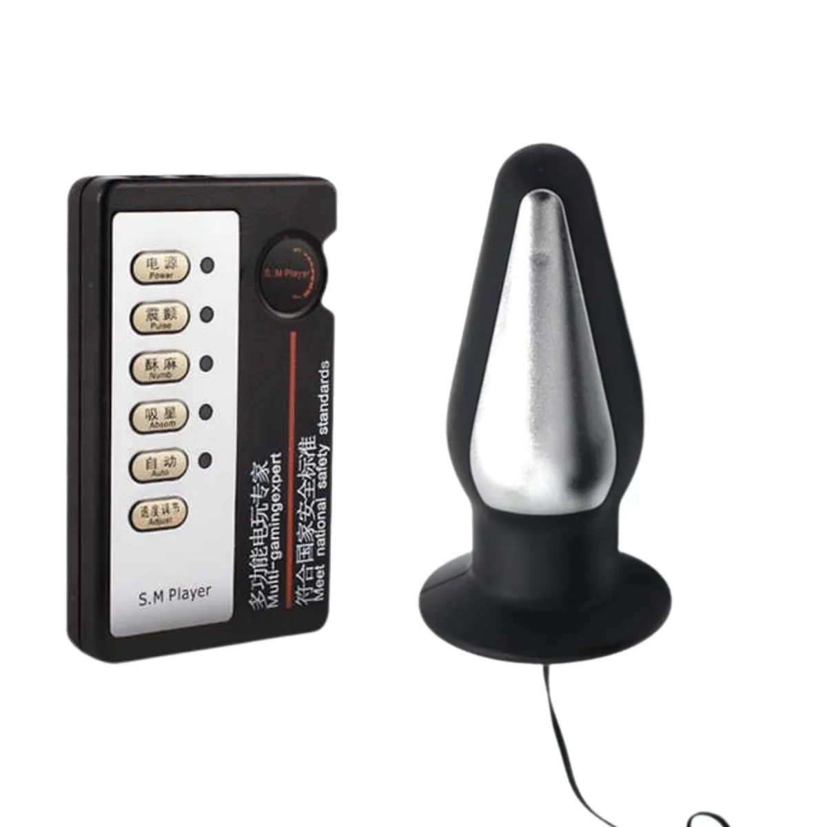 Electro Estimulador Anal con plug Grande: imagen 1