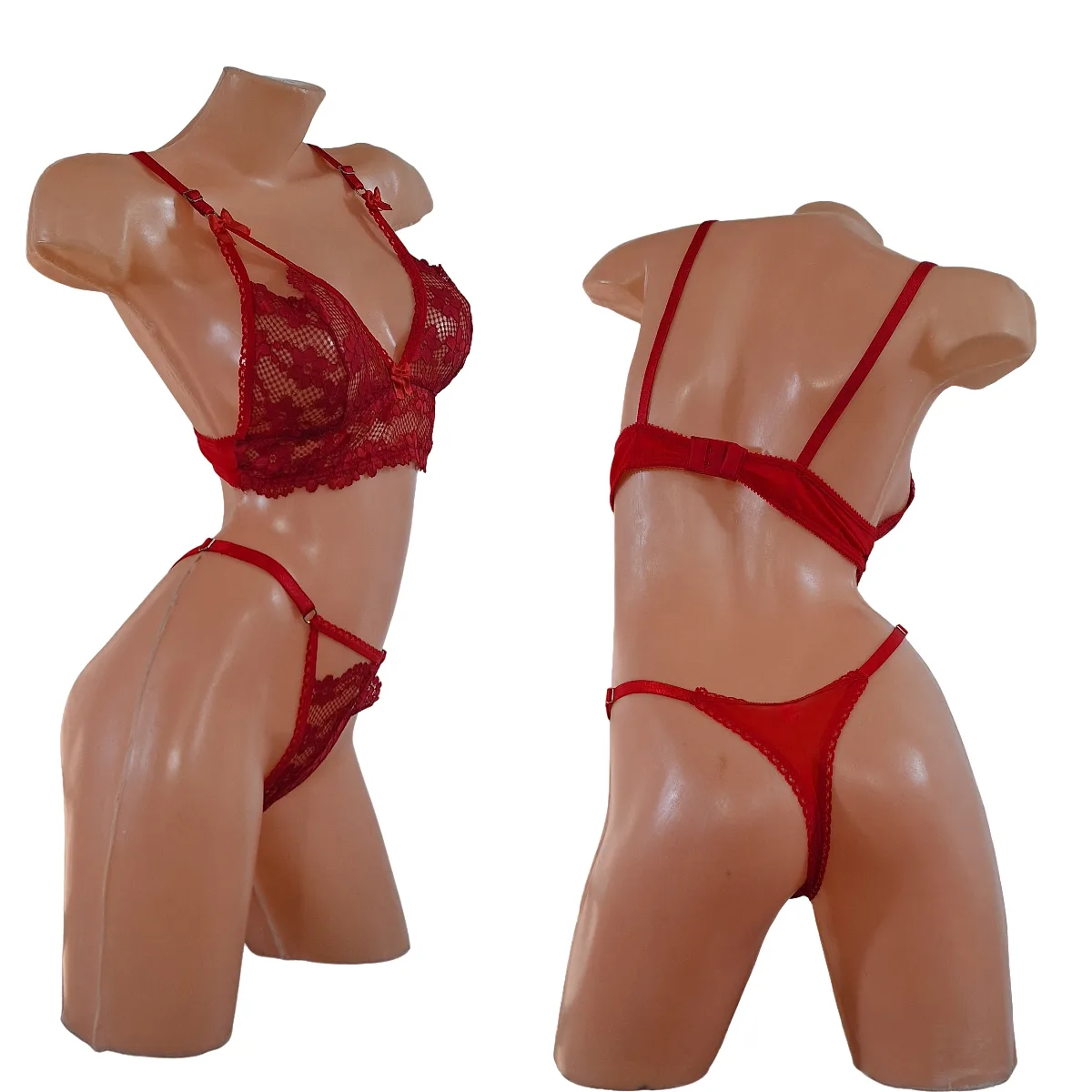 Conjunto Vero Lenceria de Encaje (Art 5104) Talle 85 al 100: imagen 9