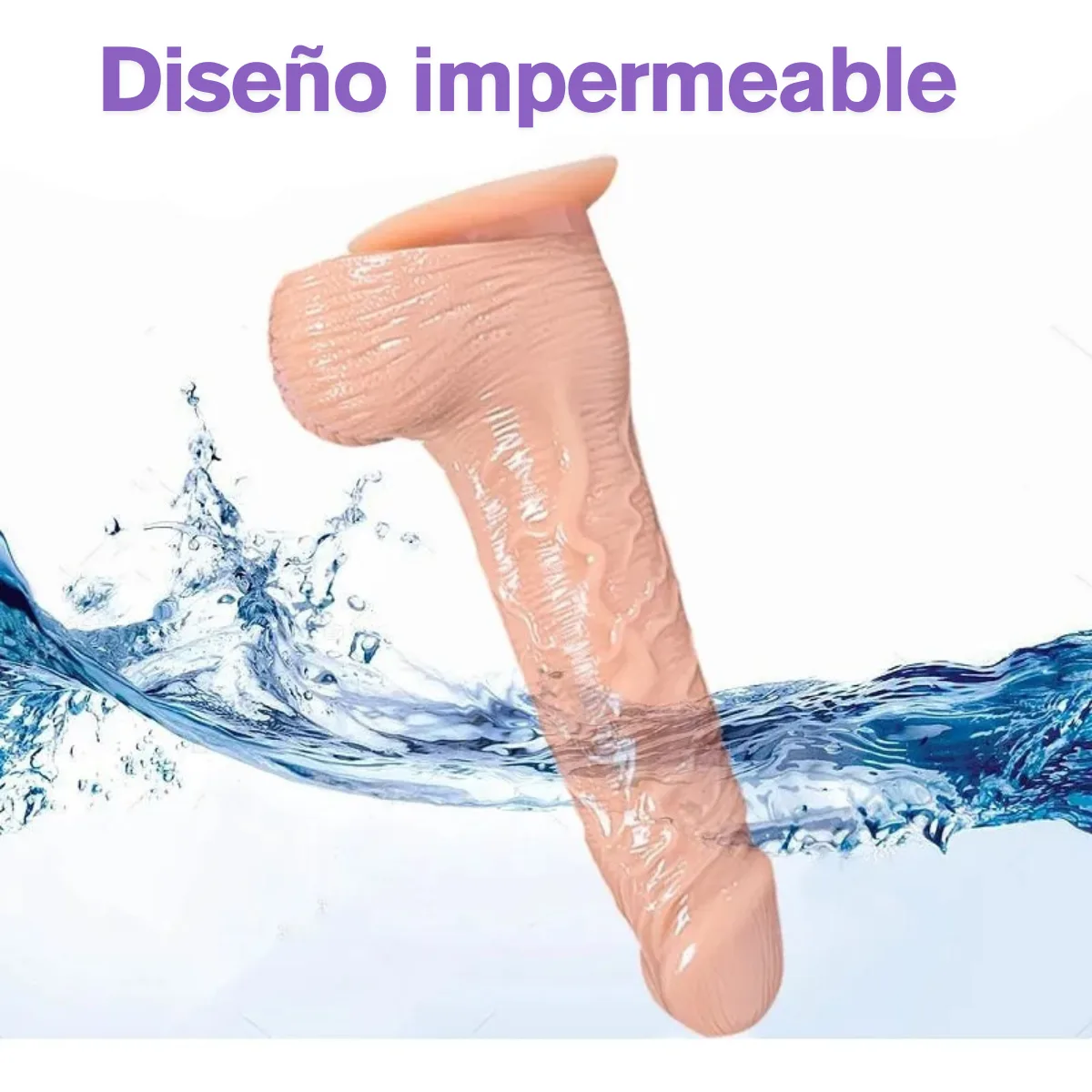 Consolador Pene vibrador con movimiento (Sube-Baja): imagen 6