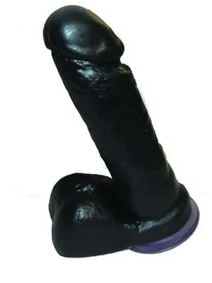 Arnes De Cuero + Pene Macizo + Plug Anal Black