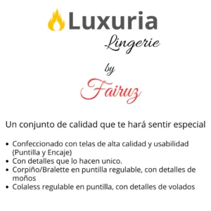 Conjunto Vero Lenceria de Encaje (Art 5104) Talle 85 al 100: imagen 3