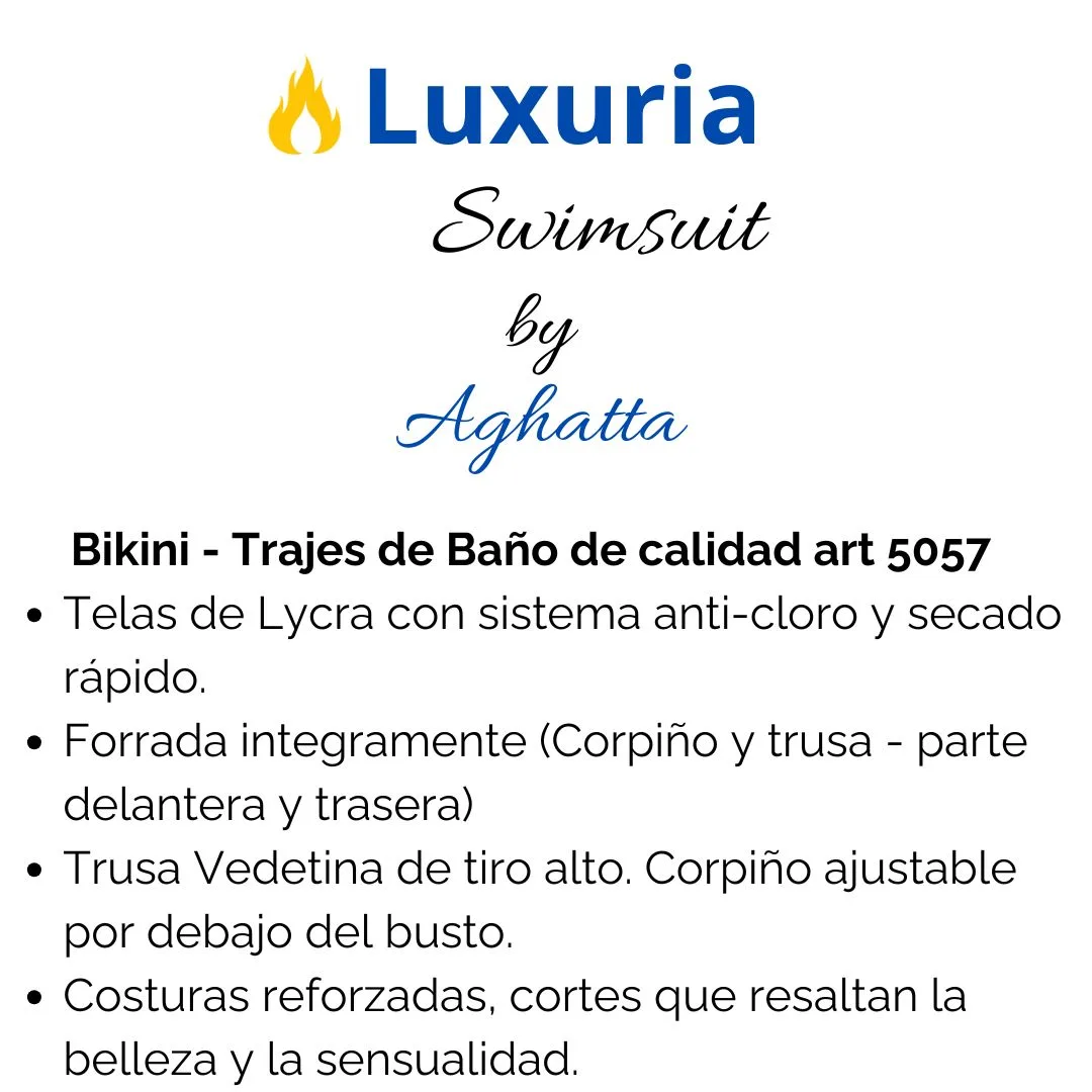 Bikini Tiro Alto Vedettina (art 5057) Talle 85 al 120: imagen 4