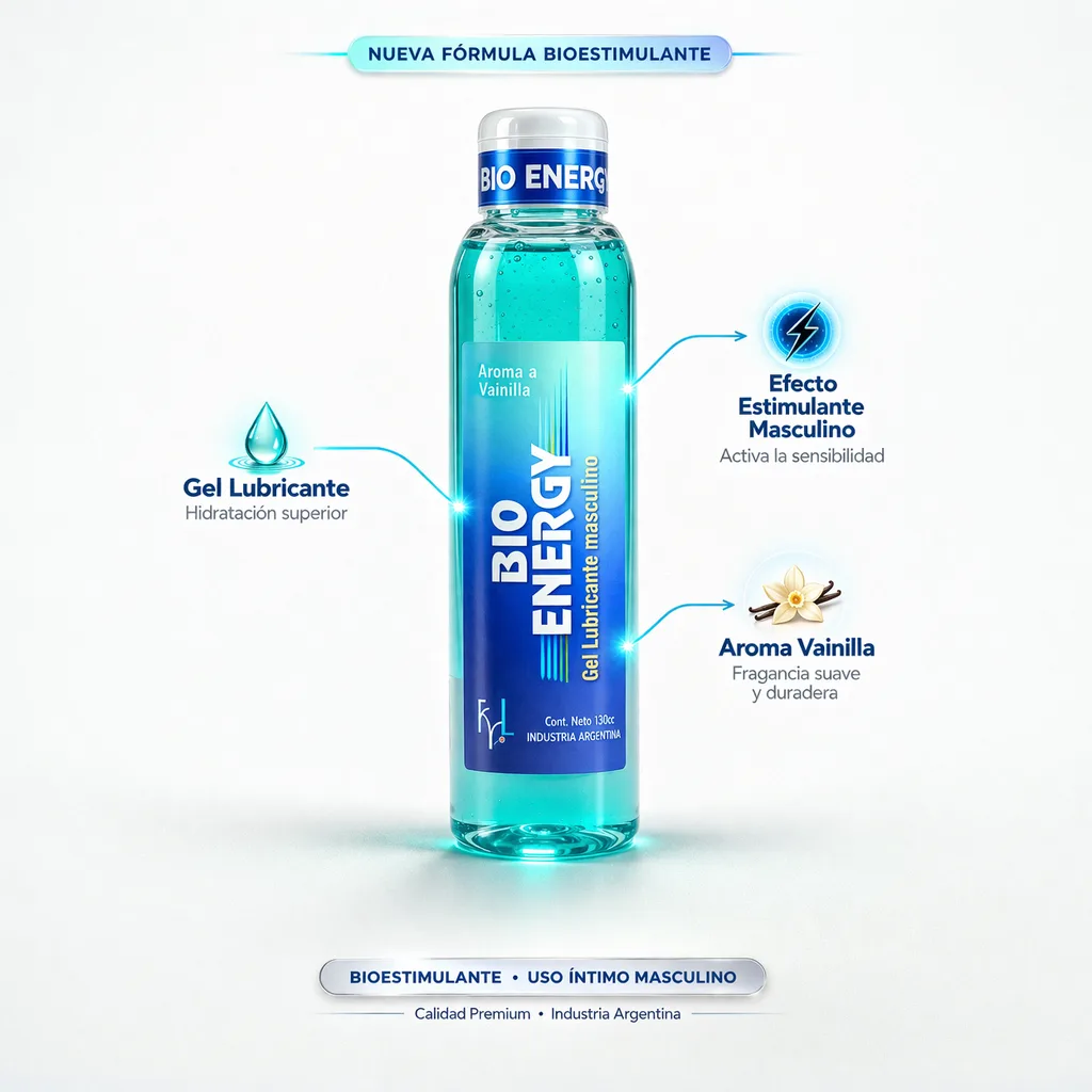 Gel Bio-Estimulante Masculino - BioEnergy - FYL: imagen 3