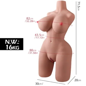 Muñeca sexual de silicona articulada 71cm: imagen 4