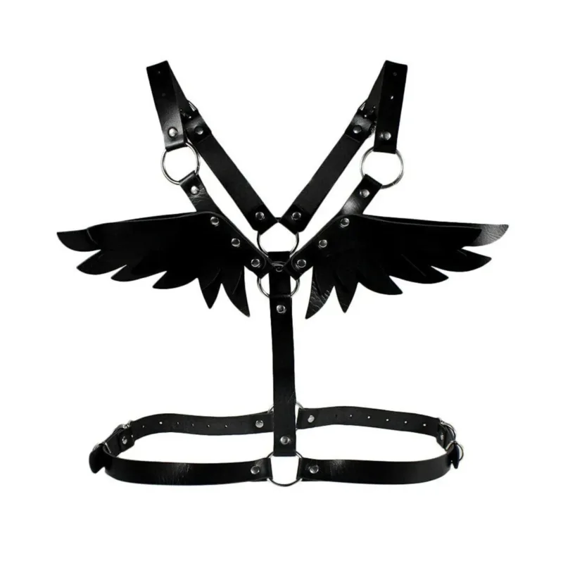 Alitas Alas de Cuero - Arnes Fetish Espalda