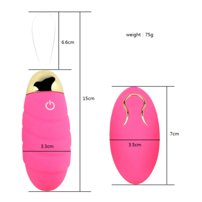 Huevo Bala vibradora con Control Inalambrico