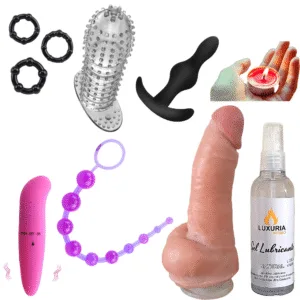 Combo Sexual 8 Productos - Vibrador + Pene + Plug anal y mas