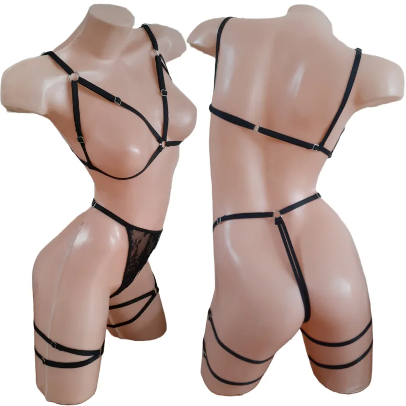 Conjunto Tanga Abierta Rutera Arnes (art 2013) Talle 90 a 110