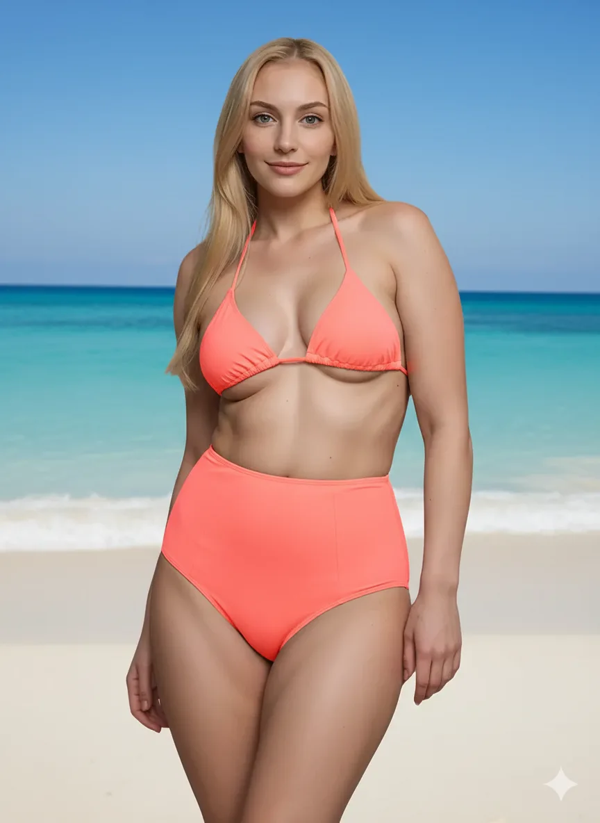 Bikini Tiro Alto Vedettina (art 5057) Talle 85 al 120: imagen 7