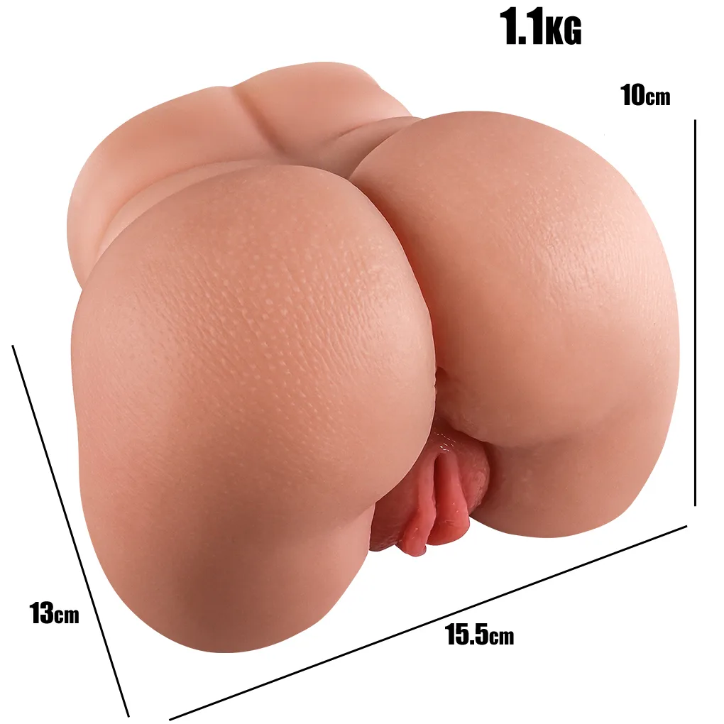 Masturbador Cola y Vagina de silicona (15 x 13cm): imagen 3