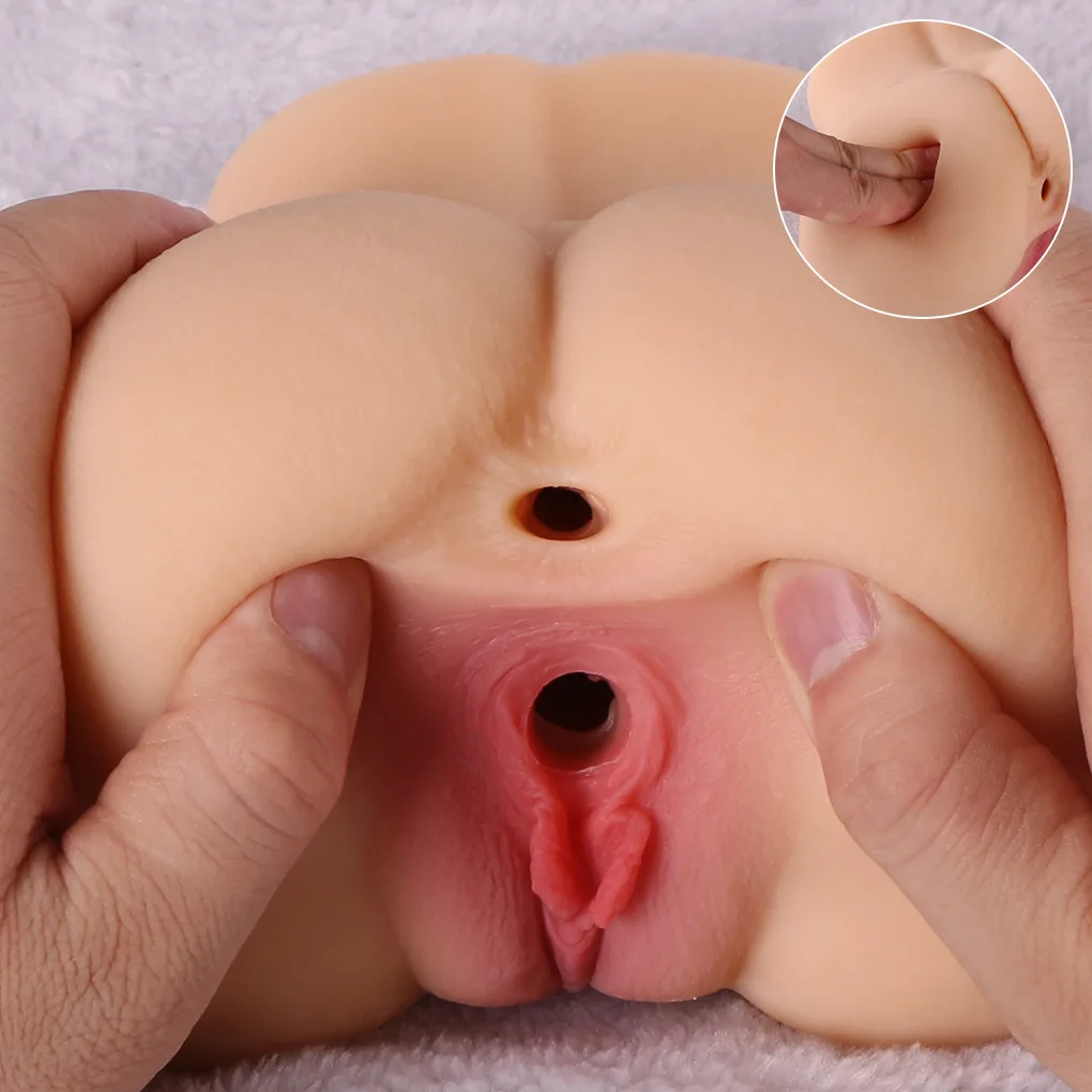 Masturbador Cola y Vagina de silicona (17 x 15cm): imagen 7