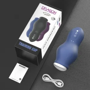 Masturbador Masculino Training Cup Vibra y Succiona: imagen 5
