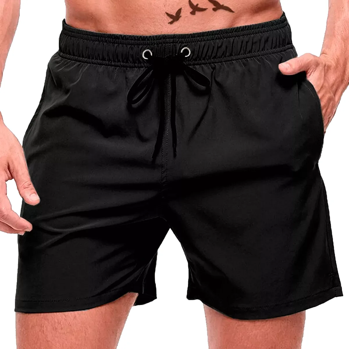 Short De Baño Bolsillo con Cierre y suspensor: imagen 1