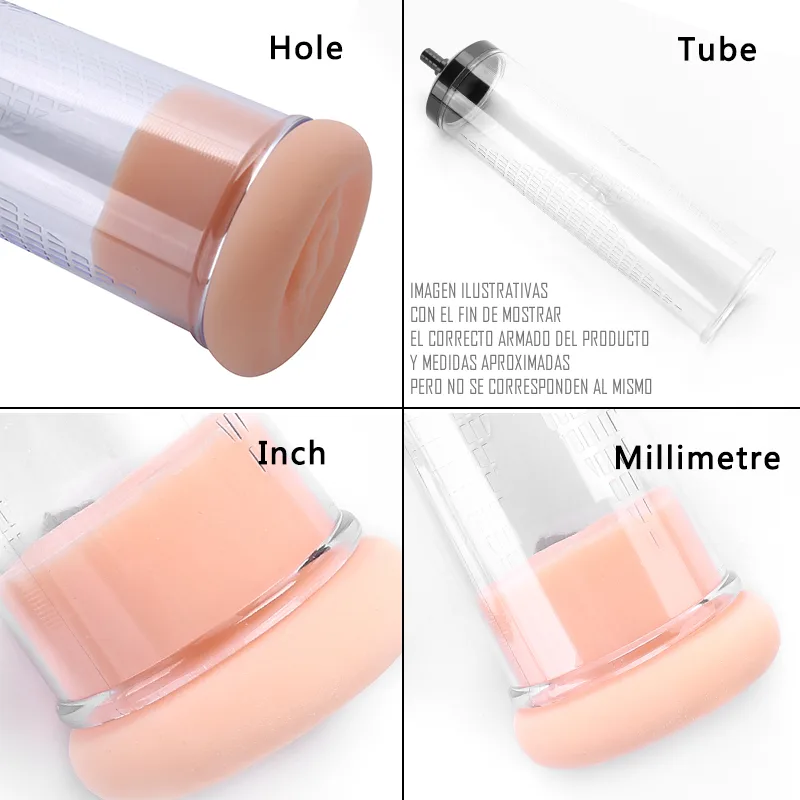Bomba Vacio Peneana - Tubo 20 x 6 - Penis Pump Vagina
