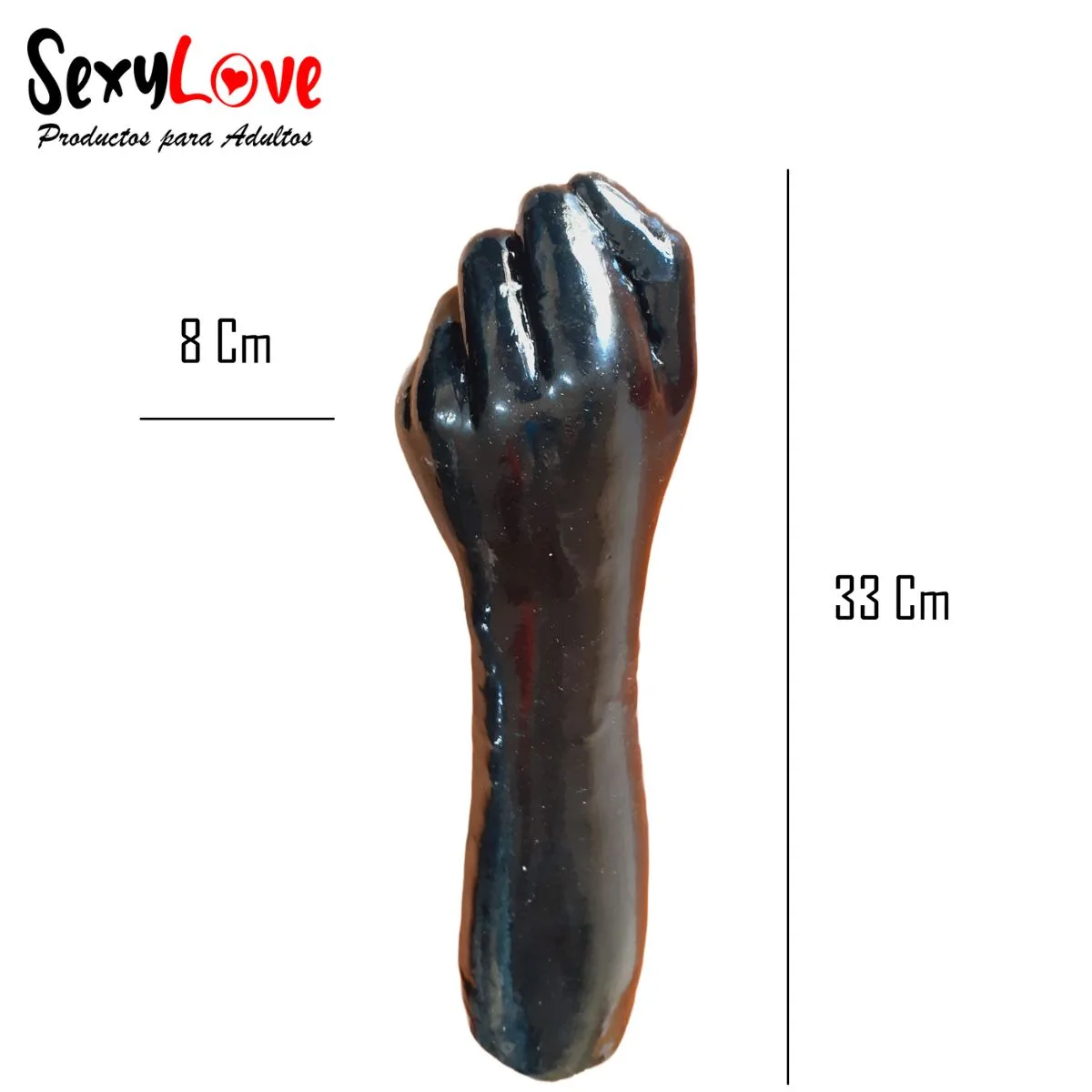 Consolador Puño Silicona Gigante Fisting: imagen 3