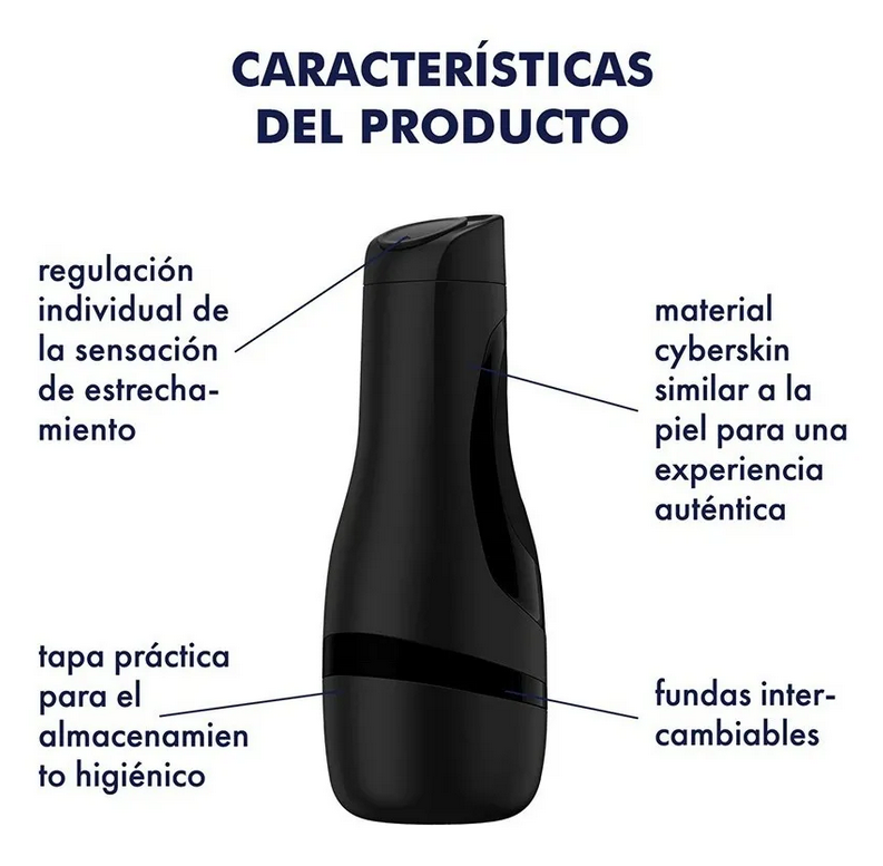 Satisfyer Masturbador Masculino Men Classic Black