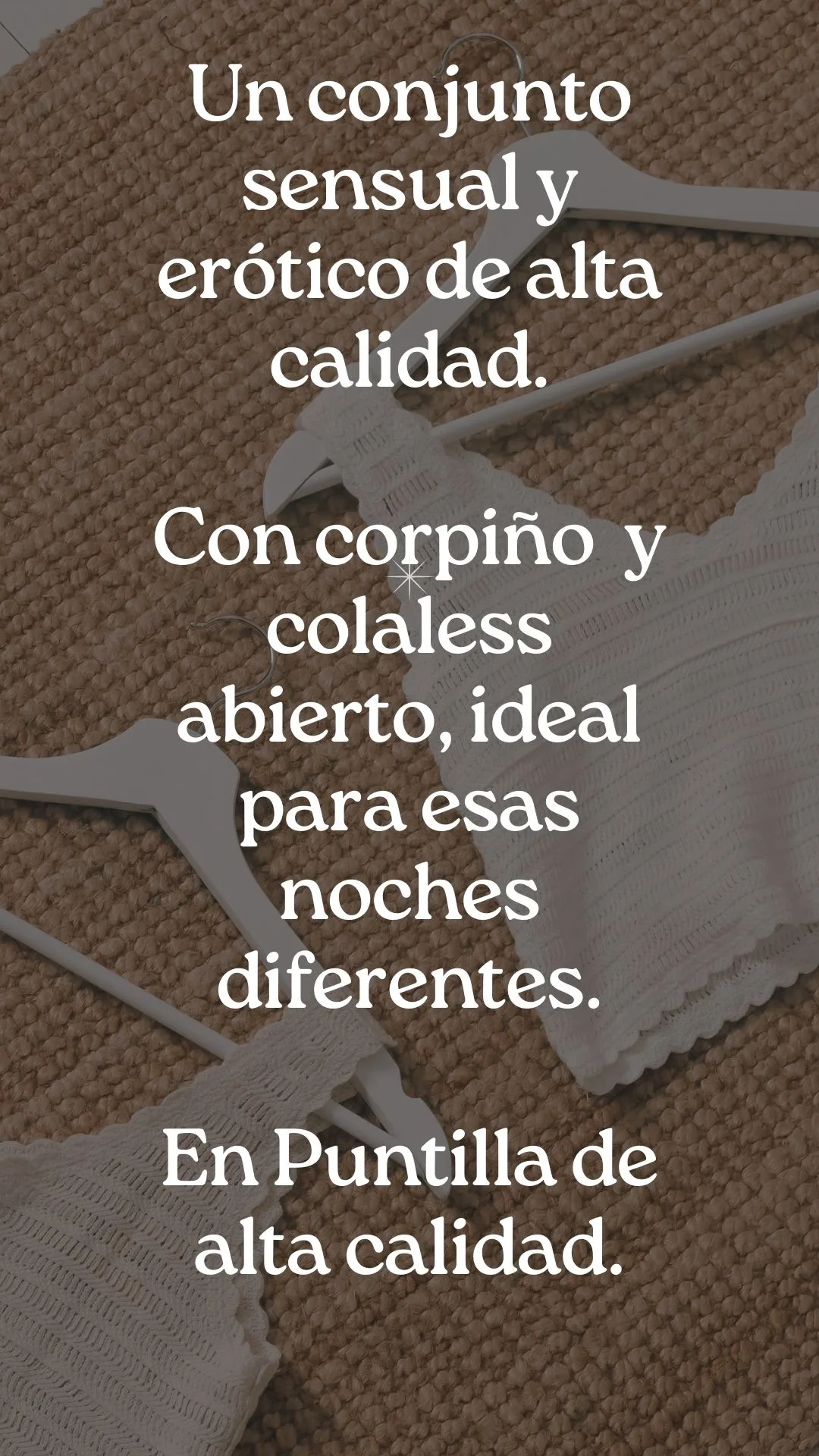 Conjunto Anabella Corpiño y Colaless Abierto - Rutero (art 2030) Talle 85 al 120: imagen 8