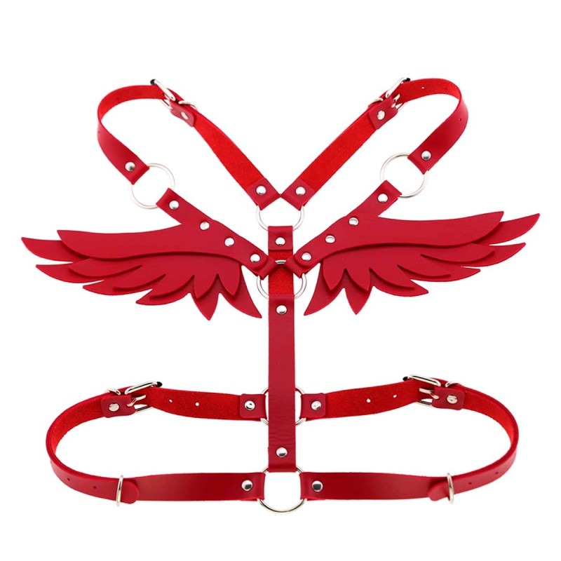 Alitas Alas de Cuero - Arnes Fetish Espalda