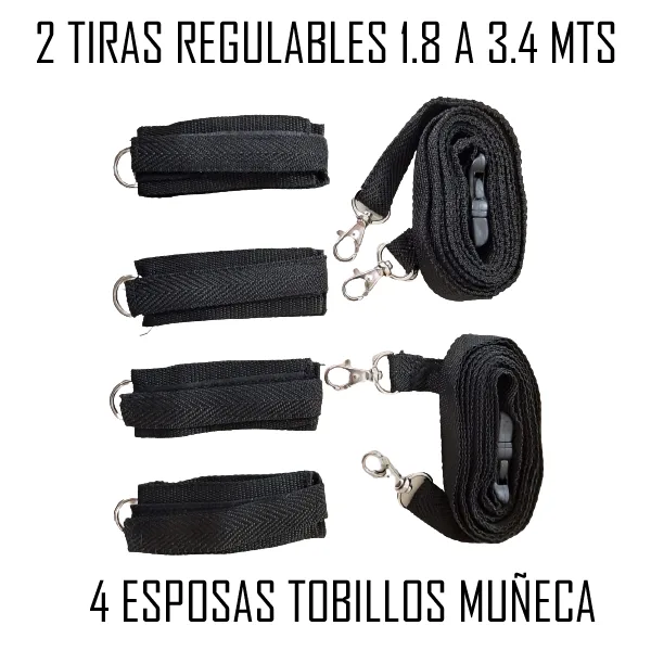 Arnés De Cama Completo - Amarre con Esposas y Mosqueton